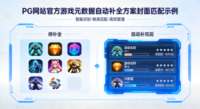 PG网站官方游戏元数据自动补全方案封面匹配示例